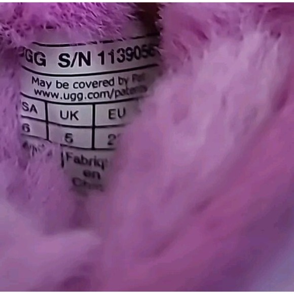 UGG Winter Snow Boots Youth 6 Pink Mid Calf Round‎ Toe Sherpa SN1139056T - Picture 14 of 14